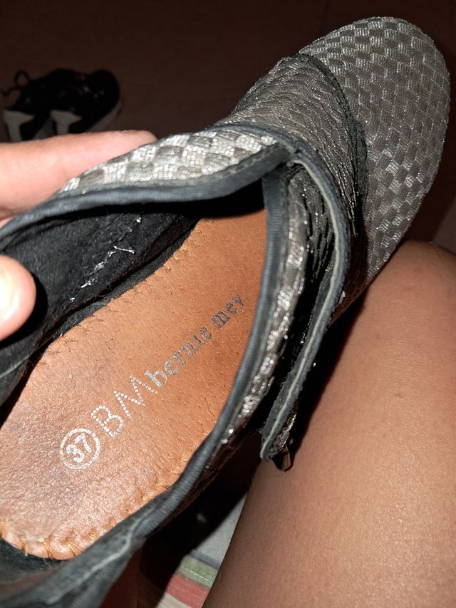 Botines BM Bernie Mev Gris Plata