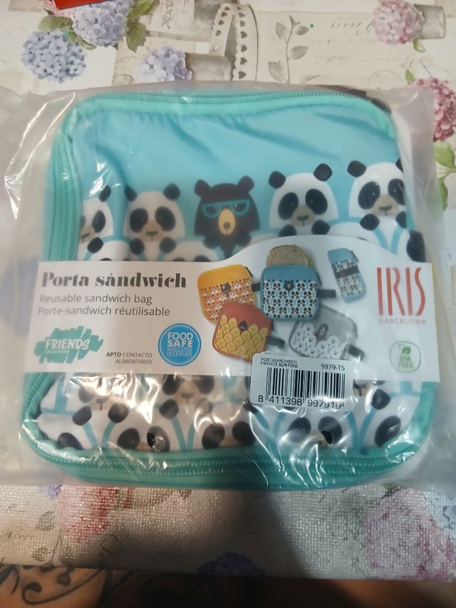 Porta Bocadillos Iris x2 - Reutilizables