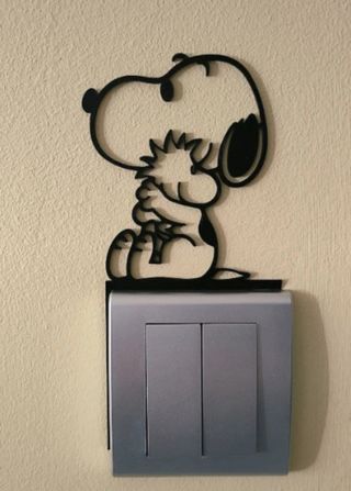 Snoopy & Woodstock - Decorazione Interruttore