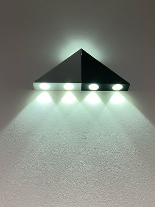 Lamparas pared triangulares - 2uds