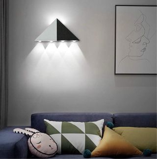 Lamparas pared triangulares - 2uds