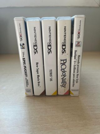Nintendo 3DS Rosa + 5 Juegos