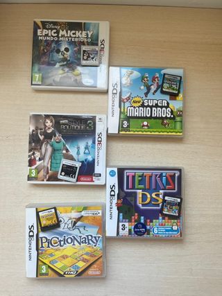 Nintendo 3DS Rosa + 5 Juegos