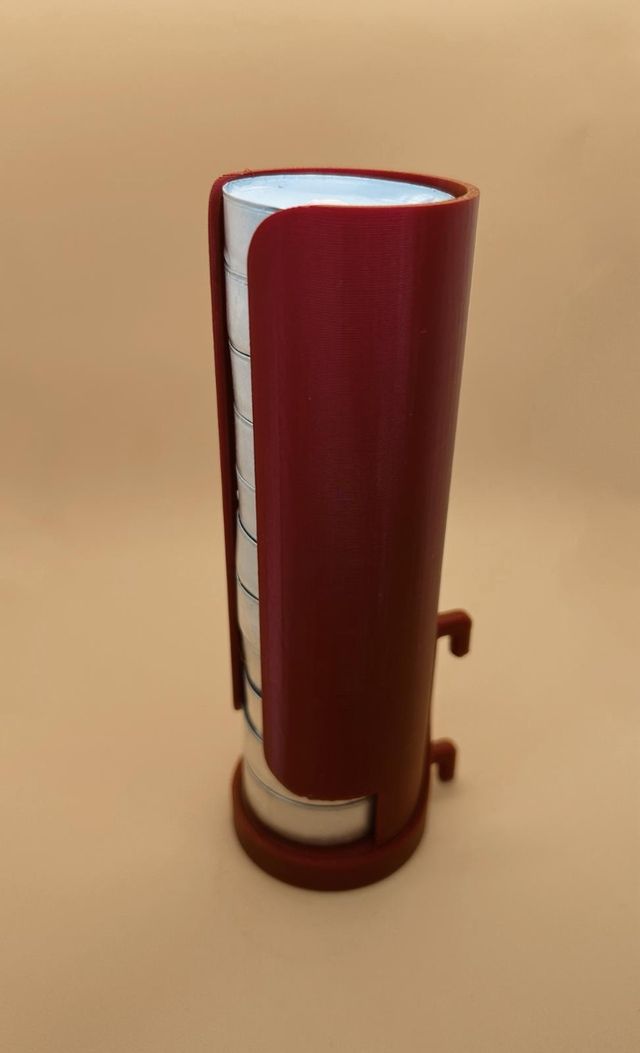 Portacandele Tealight Rosso - 10 pezzi