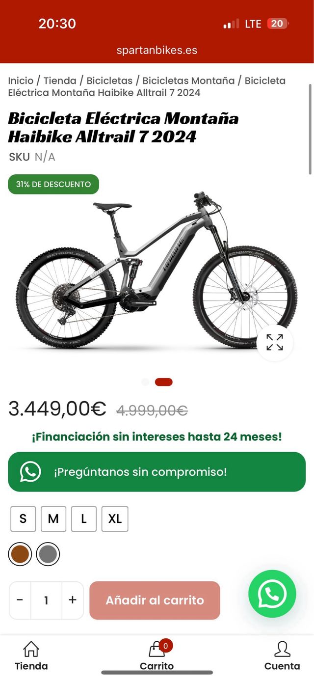 Haibike AllTrail 7 Ebike  650 km! PWseries S2 t  
