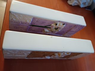 2 Jarrones  (recipientes de agua para radiadores)