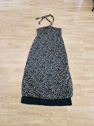 Vestido animal print talla U nuevo