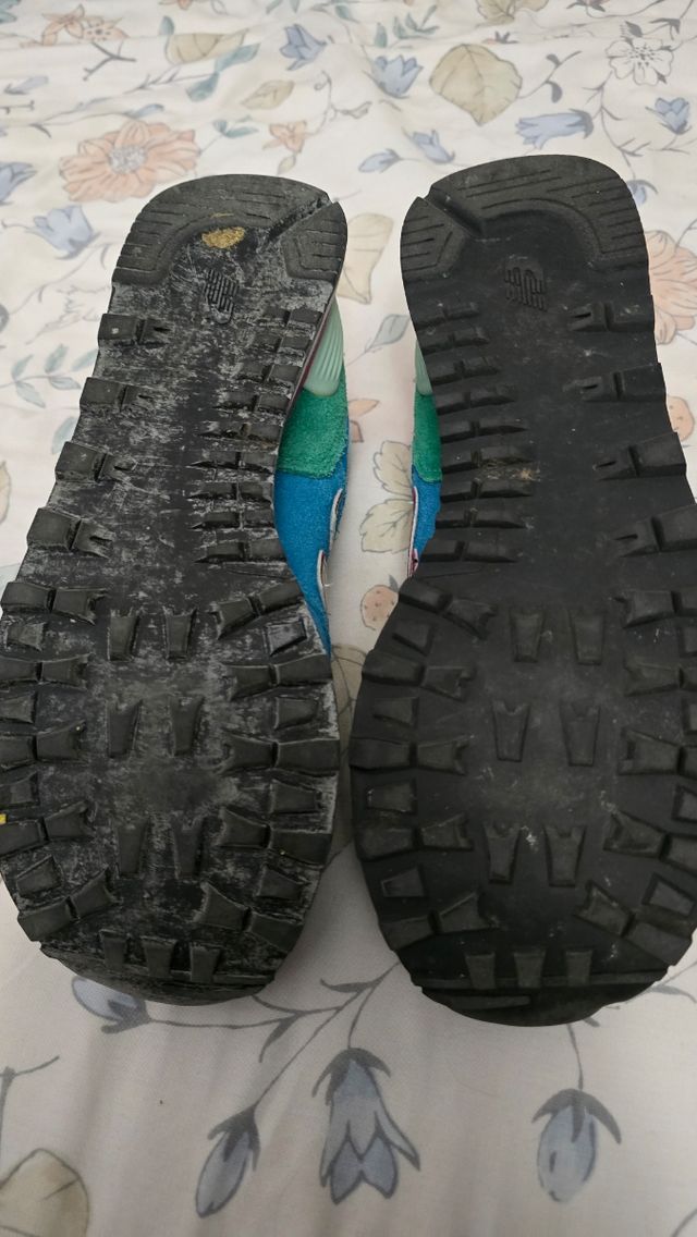 Zapatillas New Balance 574 - Azul Rosa