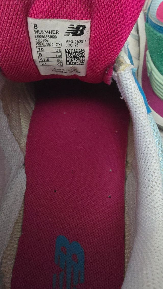 Zapatillas New Balance 574 - Azul Rosa