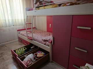 Trenecito  infantil rosa y blanca