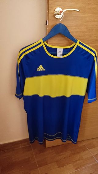 Camiseta Adidas azul-amarilla