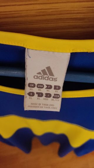 Camiseta Adidas azul-amarilla