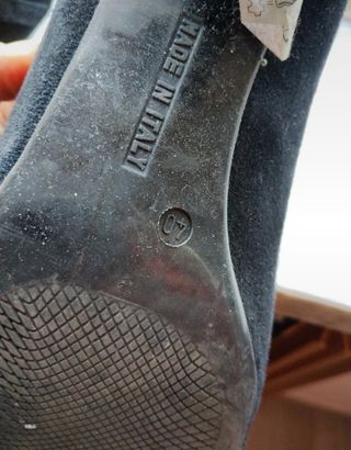 Scarpe donna nere suede n.40