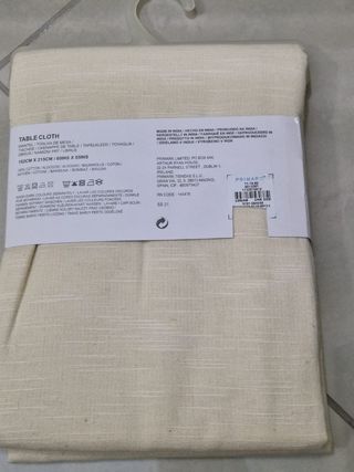 Tovaglia Cotone Beige 152x215cm