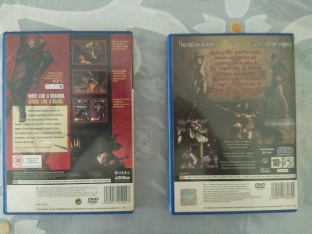 Tenchu PS2: Ira del Cielo + Sombras Fatales