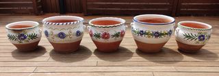 MACETAS de BARRO/CERAMICA 