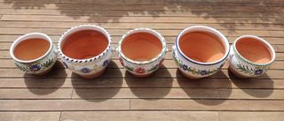 MACETAS de BARRO/CERAMICA 