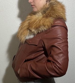 Chaqueta mujer Saint Laurent piel