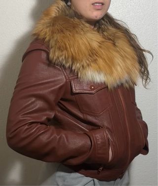 Chaqueta mujer Saint Laurent piel