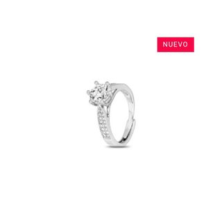 Anillo Diamond Cristal Acero 316 L.