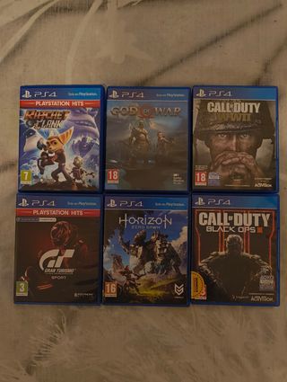 6 Juegos PS4 (PlayStation 4) - Oferta