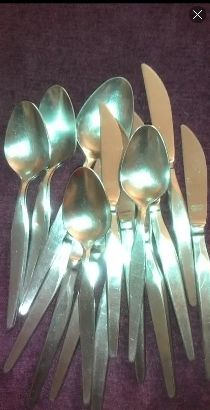 Pinzas para para servir la comida de plata