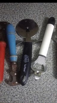 Pinzas para para servir la comida de plata