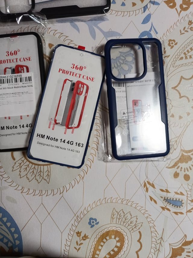 3 Fundas Xiaomi Redmi Note 14 4G de 163 mm.