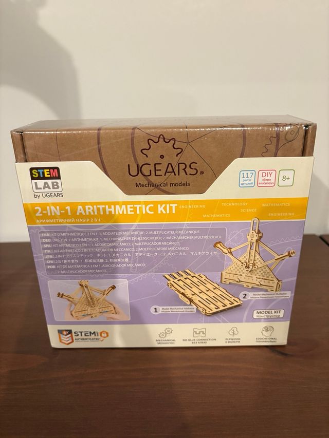 Kit aritmético Ugears 2 en 1