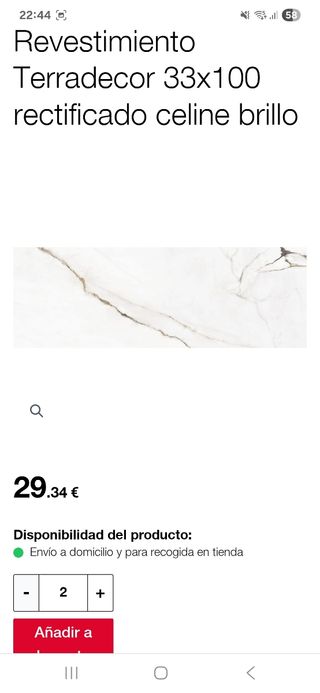 Chapado-Revestimiento Terradecor 33x100