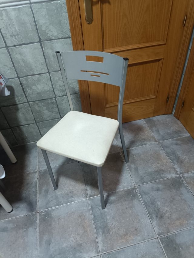 Sillas cocina - metal, piel sintética