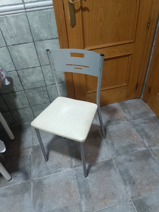 Sillas cocina - metal, piel sintética