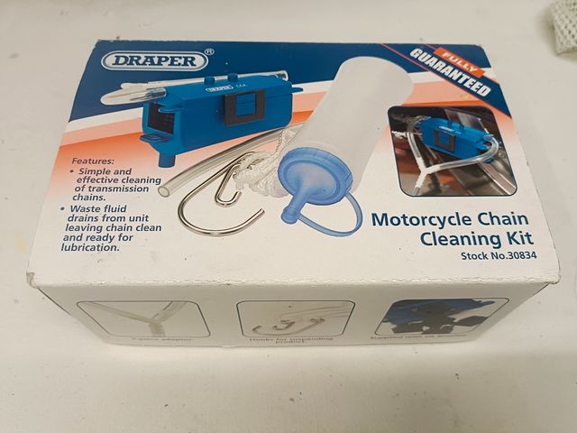 Kit limpieza cadena moto Draper