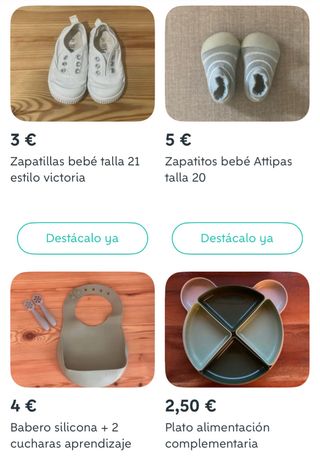 Lote bebé: zapatos, babero, cucharas y plato