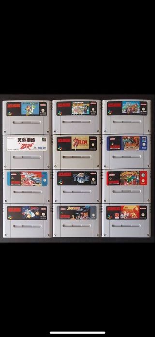 Lote juegos Snes Zelda mario Time