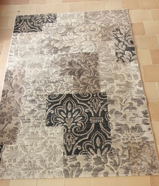 Alfombra salón moderna beige-marrón