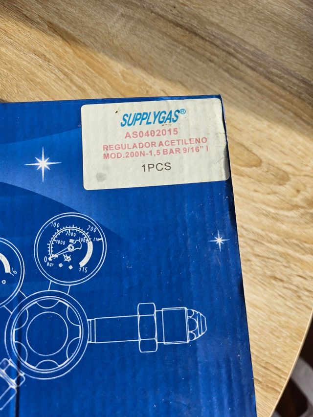 Regulador Acetileno Supplygas 200N