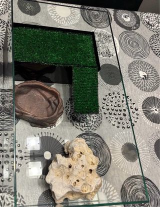 Terrario / Aquario de cristal 45x25x20cm