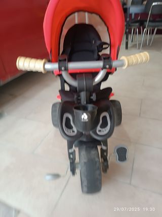 Triciclo infantil rojo Evolution 3 en uno 