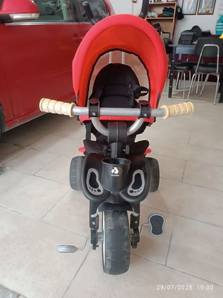 Triciclo infantil rojo Evolution 3 en uno 