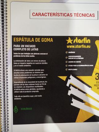 Espátula Goma Starfin - Pintura