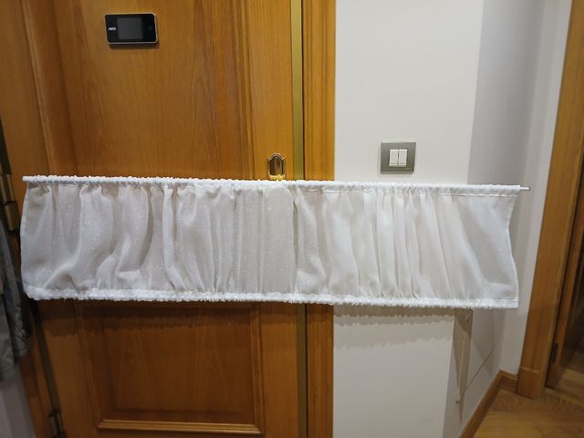 Cortinas blancas para ventana osciló vatiente