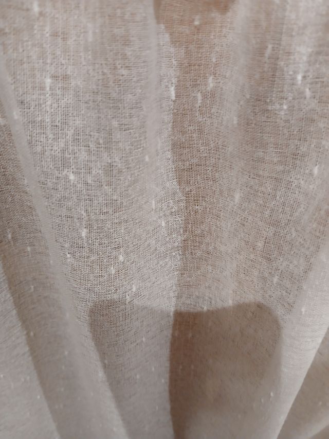 Cortinas blancas para ventana osciló vatiente