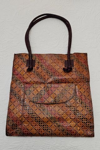 Bolsa piel multicolor