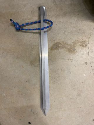 Estaca de aluminio para nieve
