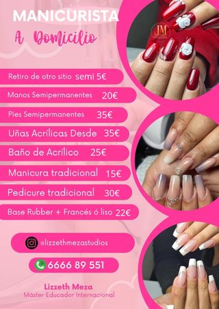 Manicurista a domicilio