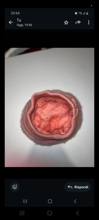 Cappellino Invernale Rosa