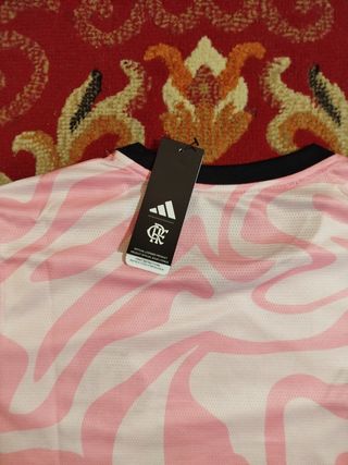 Camiseta Adidas Flamengo Rosa Talla S