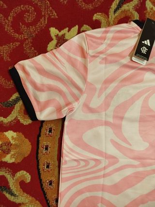 Camiseta Adidas Flamengo Rosa Talla S