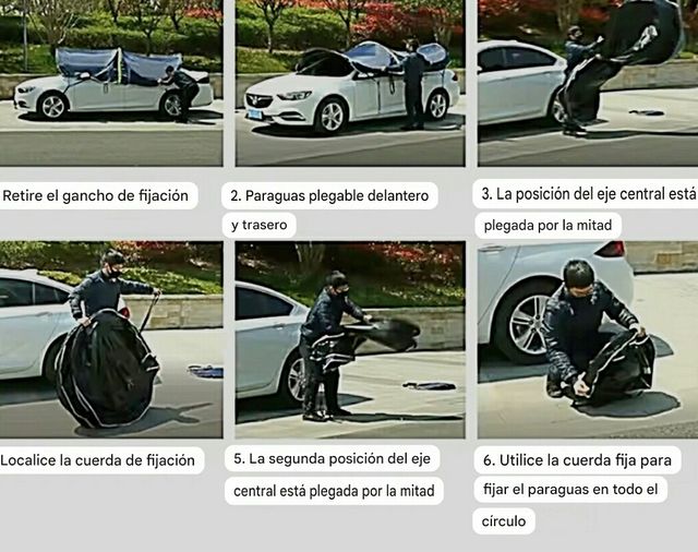 Toldo plegable para coche universal